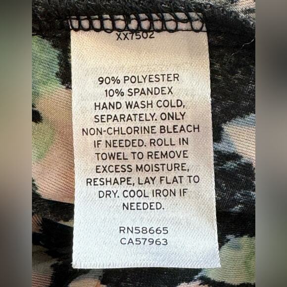 New ~ OPEN EDIT / NORDSTROM ~ Floral Velvet Cut Out Back Mini Dress XL FALL ~ - Picture 6 of 8